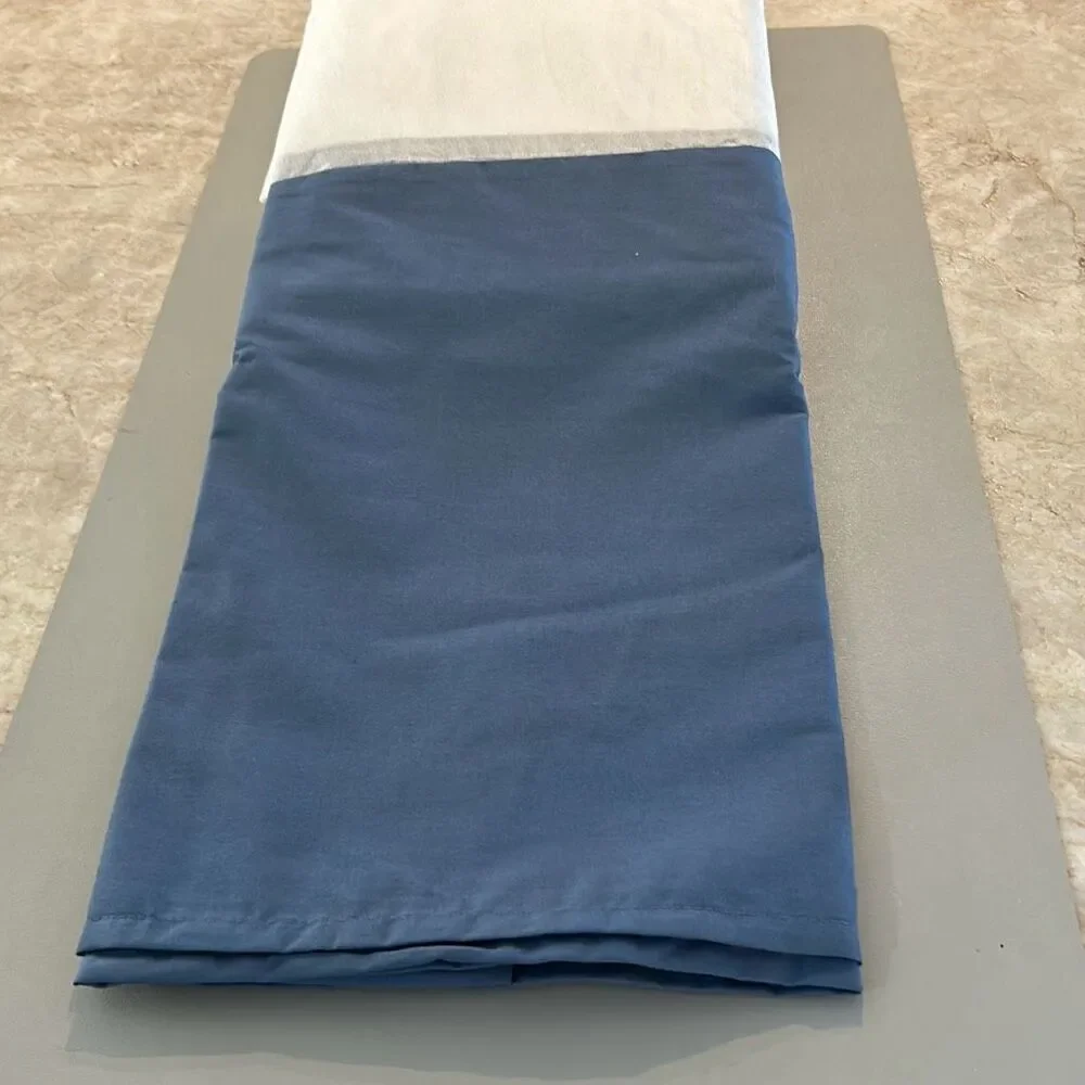 Madison Park Blue Bed Skirt NEW